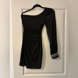 Bodycon one shouldered mini dress